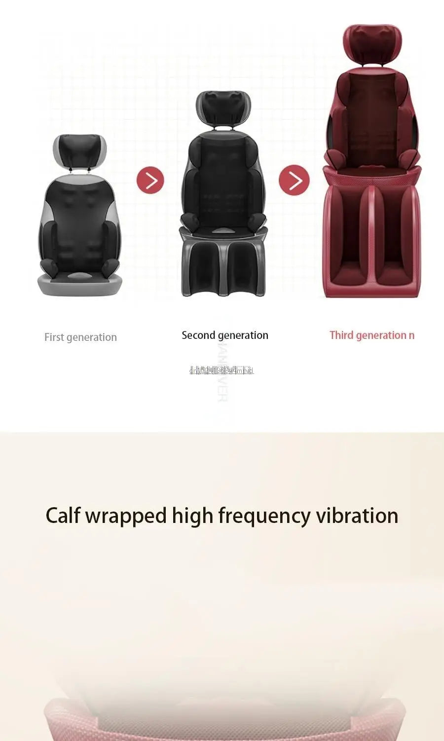 Full Body Electric Massage Chair - Deep Tissue Physiotherapy Brown Massage Chairs Tidesmit