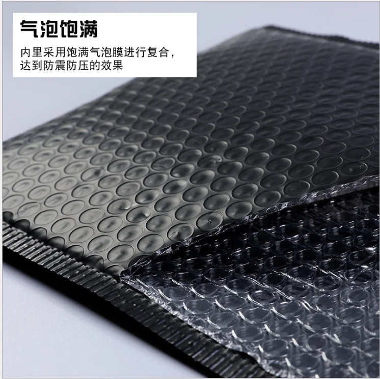 Factory Supply Sell by Cartons Premium Co-extruded Matte Black Poly Bubble Mailers with Adhesive Strips