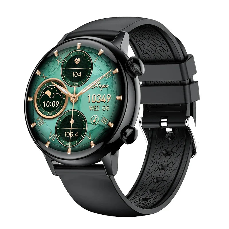 Best Gifts Luxury AMOLED Smart Watch Women HK39 Fitness Tracker Sports Waterproof NFC Payment BT Call Fashion Smart Watches - Tidesmit