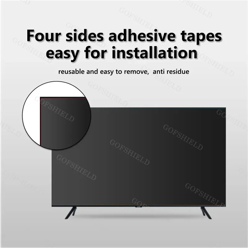 Super Clear Anti Blue Light Protective Film Anti UV Reduce Eye Fatigue Protection Screen Protector for MobilePhone/Tablet/Laptop Tidesmit