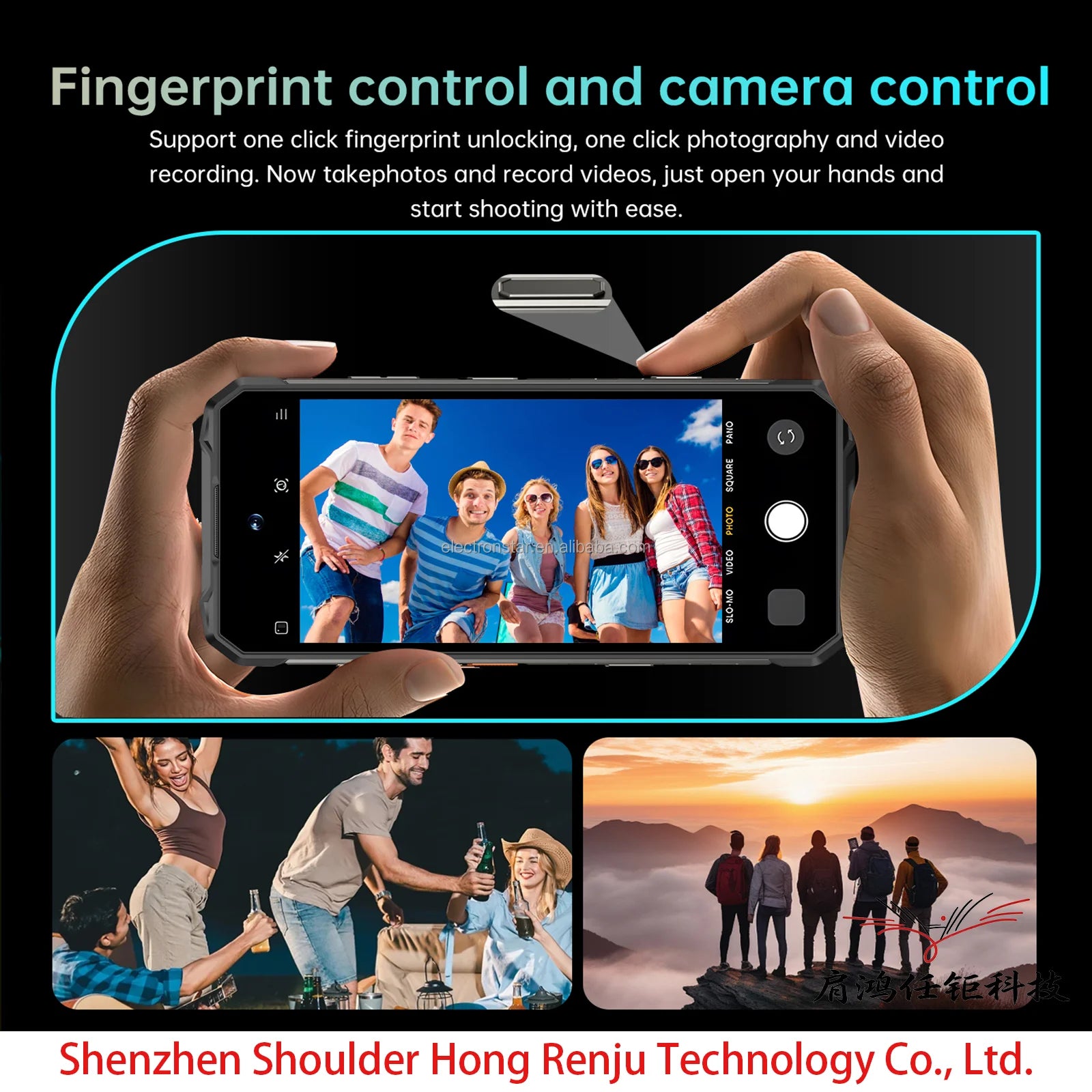 Tidesmit X27 Ultra 5G smartphone with 6.8 inch display 10000mAh battery and Android 14 in sleek modern design
