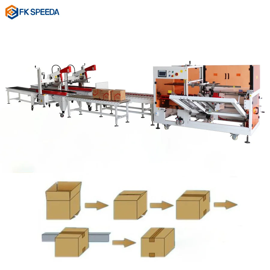 Easy Operate Fully Automatic Box Erecting Machine/carton Opening Machine
