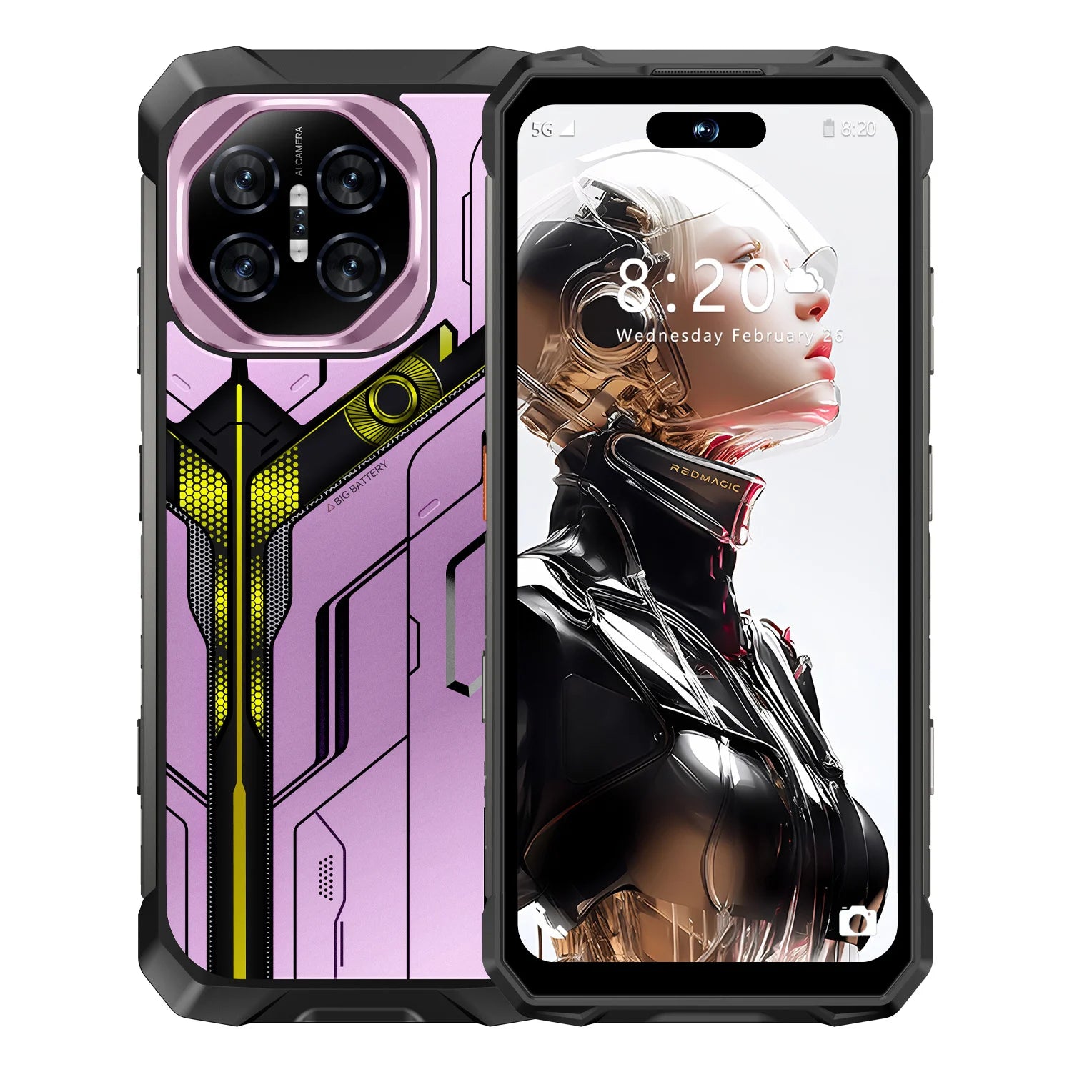 Tidesmit X27 Ultra Android smartphone with 7.2 inch display, 16GB RAM, 1TB storage and dual SIM capability.