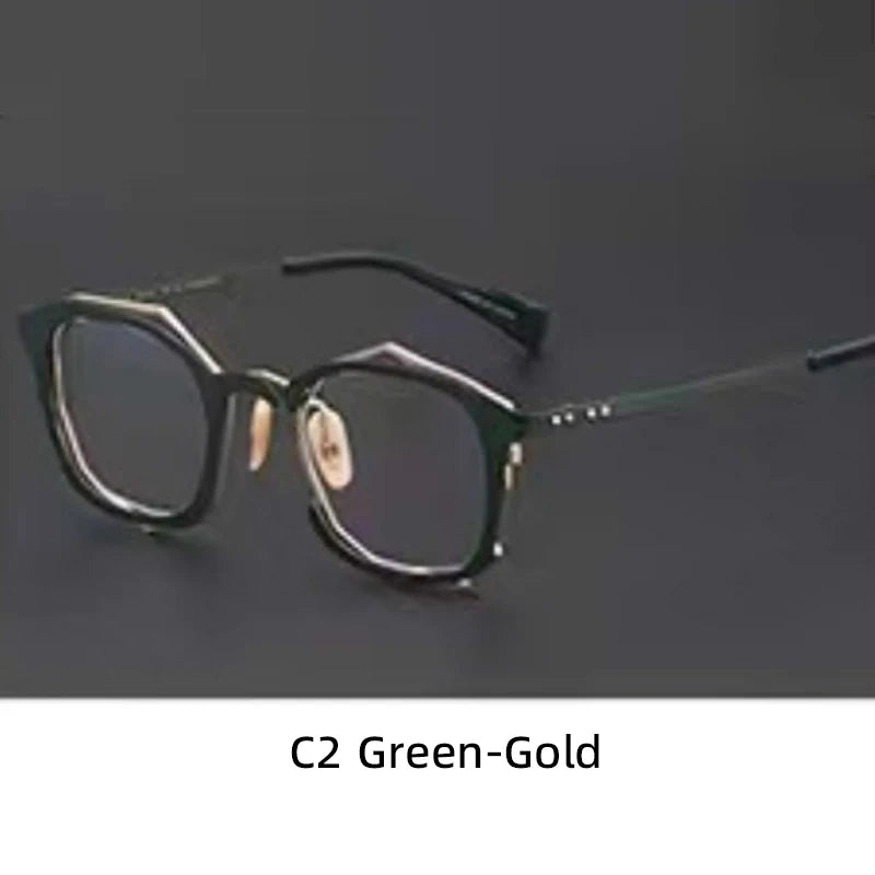 Luxury High Quality Lightweight Titanium Rimless Full Frame Anti-blue Light Glasses for Unisex All Face Shapes