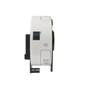 Black on white die-cut label tape roll cartridge for Brother QL label printing