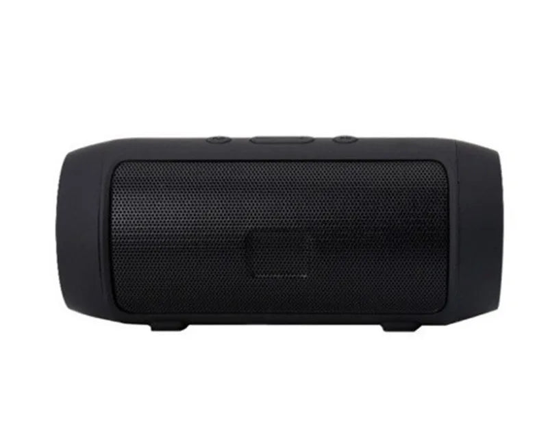 J006 Charge2+ Mini Desktop Wireless USB TF Radio BT Speaker with Iron Mesh Stylish and Practical Black My Store
