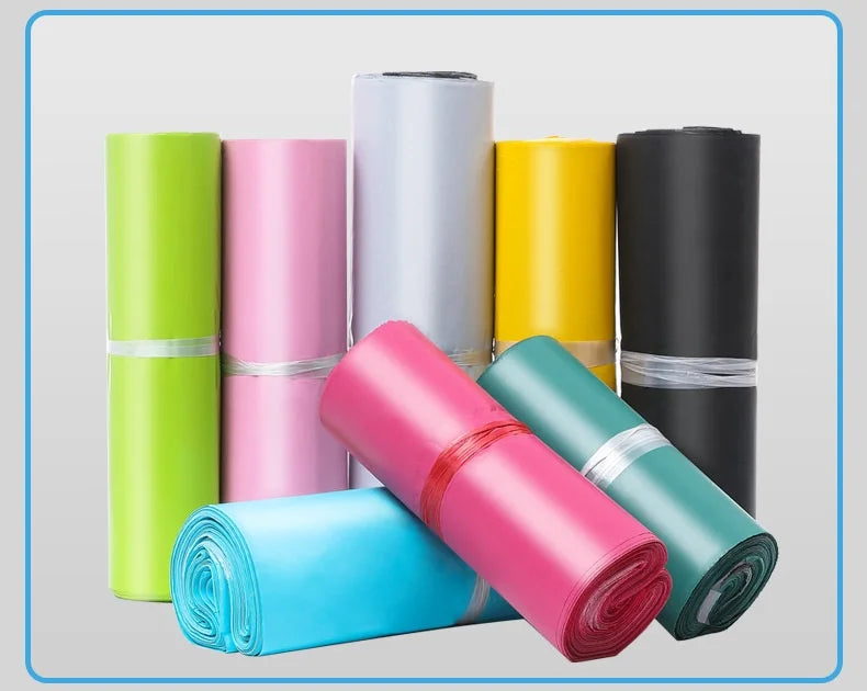 [Fast Delivery] 50PCS-4x8 Inches Colorful Ball  Poly Bubble Mailer 122x178mm Envelopes Bags Self Seal #000 Padded Envelopes