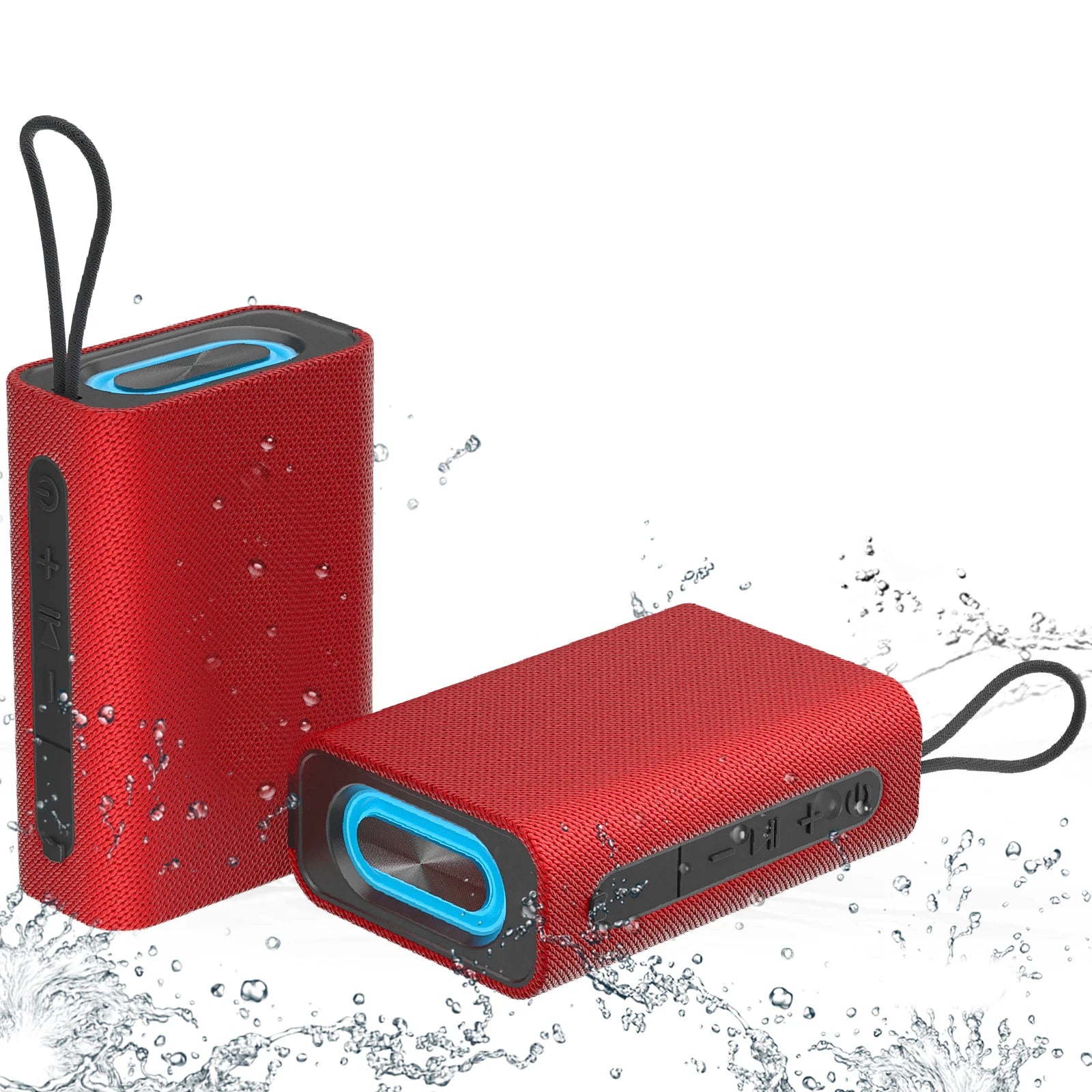 OEM ODM Mini Portable Smart Speakers Professional Audio Music Outdoor Parties Waterproof Battery Powered Wireless BT Speaker Red My Store