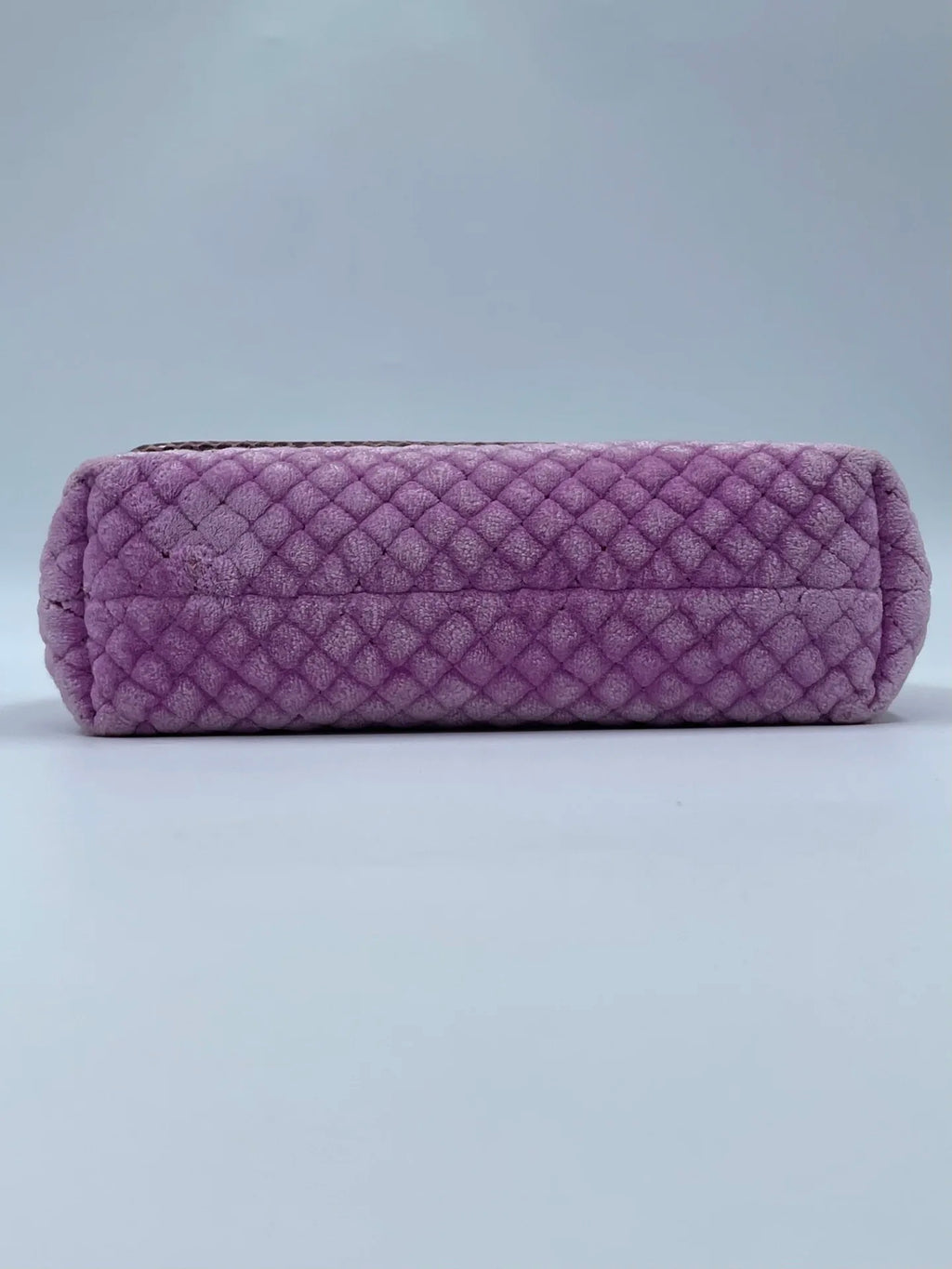 Luxury Second-hand Fashion | Classic Purple Velvet Woven Shoulder Bag | Cute and Elegant Stylish Design