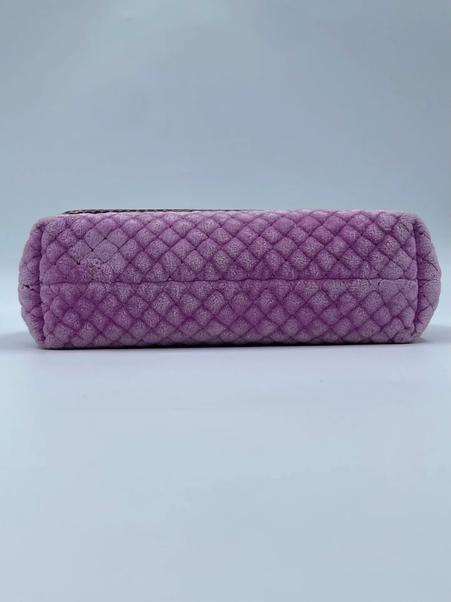 Luxury Second-hand Fashion | Classic Purple Velvet Woven Shoulder Bag | Cute and Elegant Stylish Design