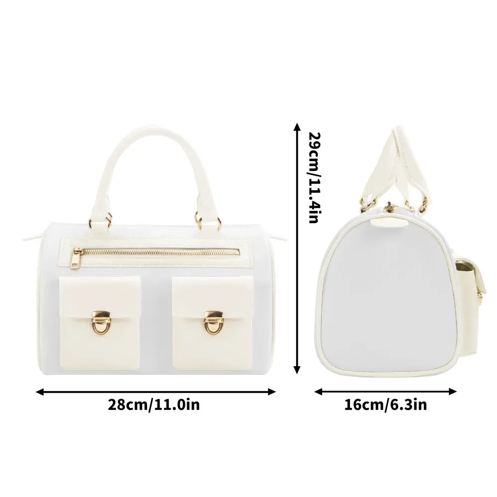 2026 Luxury Designer Custom Women Pu Leather Tote Bag Zipper Large Capacity Shoulder Moto Bag Handbags Shoulder Bag Purse