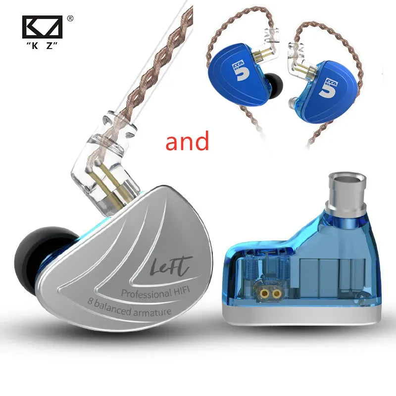KZ ZS10 Pro 5-Driver HiFi Wired In-Ear Monitors by Tidesmit Tidesmit