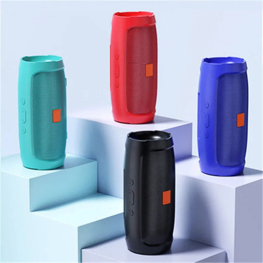 Bluetooth Speaker -Portable for Bt Speaker Heavy Bass Column Stereo HiFi Soundbar Subwoofer Supports AUX TF Card FM Home Party Outdoor