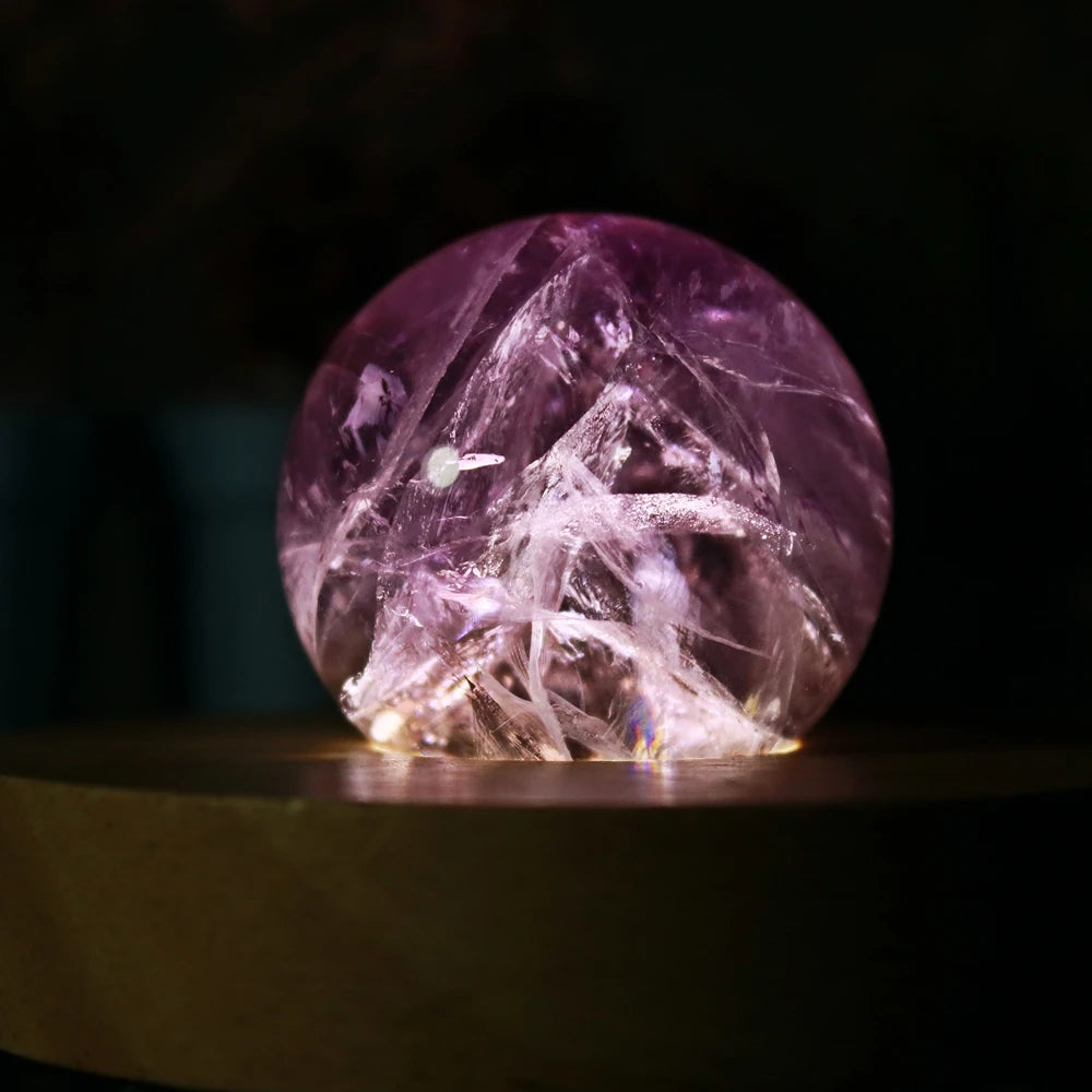 Wholesale Natural Crystal Amethyst Sphere Ametrine Ball Healing Quartz for Decoration