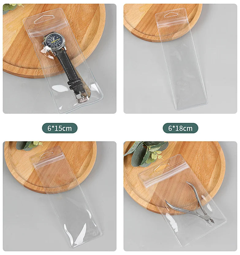 Pvc Self-styled Bag Bone Strip Bag Makeup Brush Scraping Eyebrow Knife Pendant Antique Gold and Silver Jewelry Moisture-proof