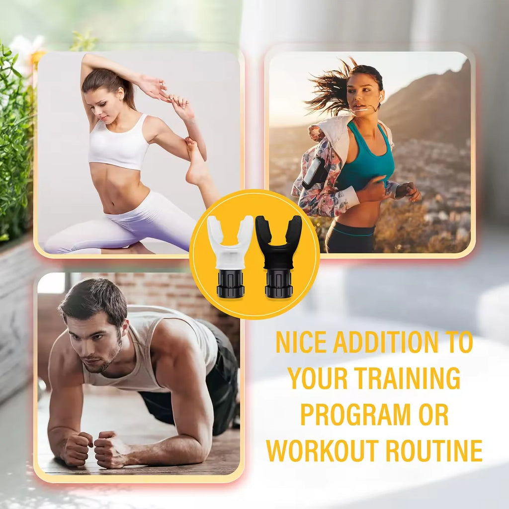 Innstar Breathing Trainer Exercise Lung Breathing Respiratory Exerciser Mouthpiece Fitness Equipment Breathing Exerciser Tidesmit