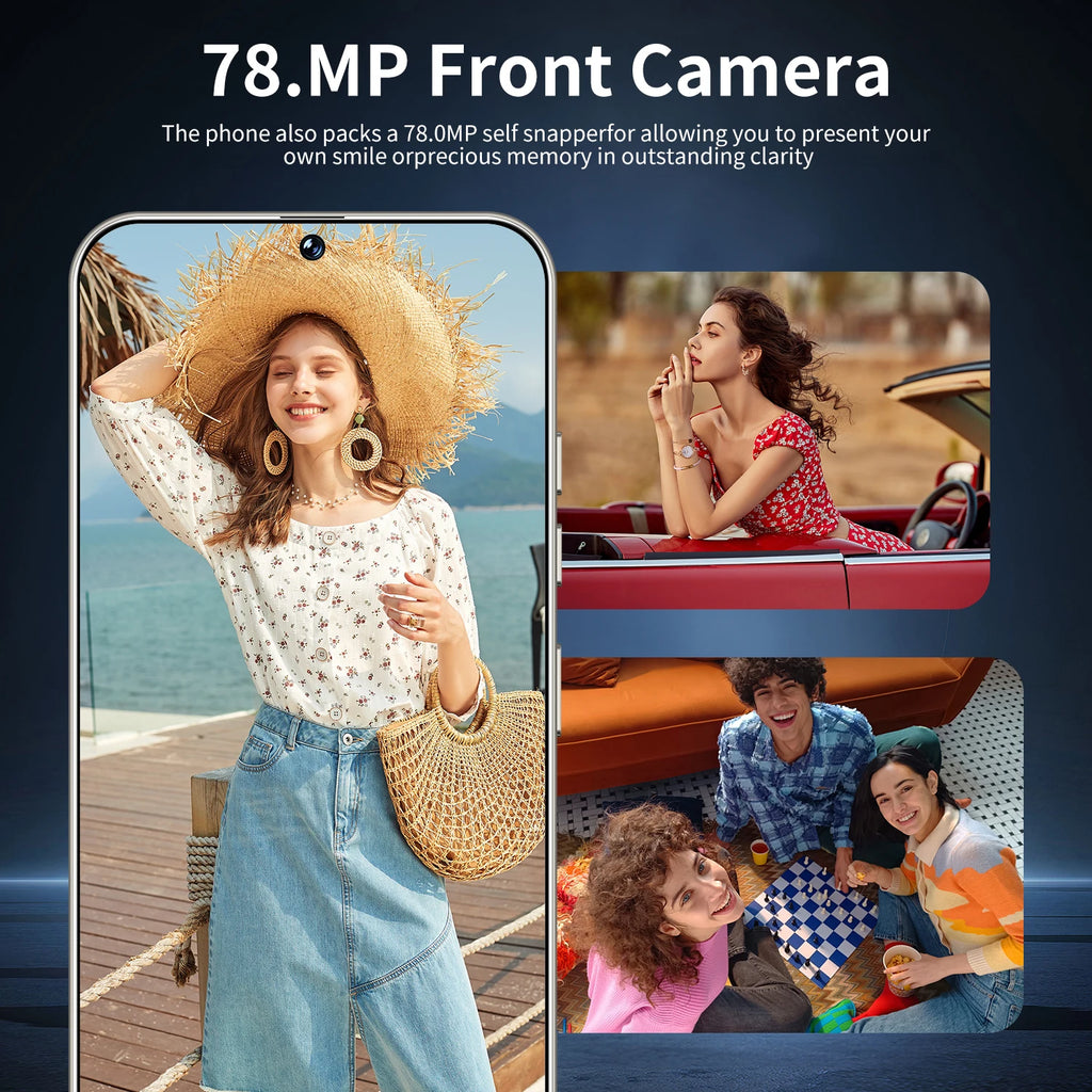 Hot Sales S26 Ultra Smart 5G Smartphone 16GB+1TB Cellphone  Android 14 7.3 Inch HD Screen Unlocked 4G+5G Connectivity Phone - Tidesmit