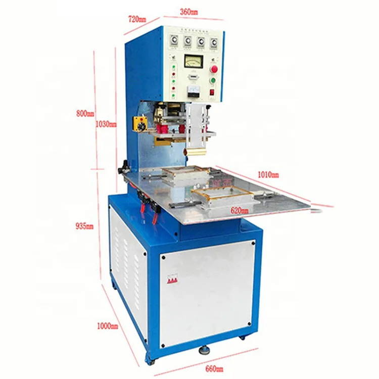 Direct Manufacture Pvc Welding Single Head High Frequency Pet Welding Packing Machine Embossing Machine
