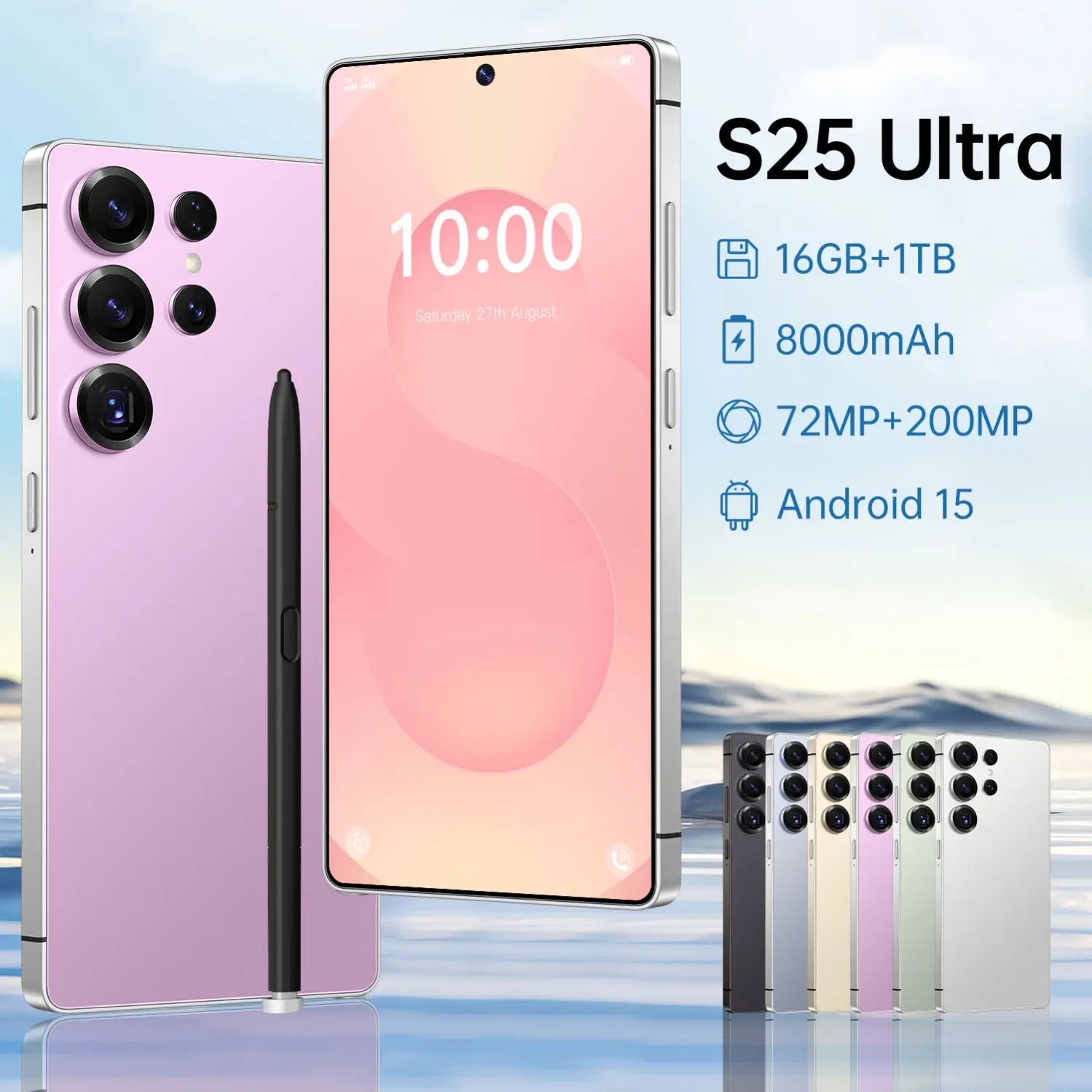 S25 Ultra 5G Smartphone 1TB 16GB RAM AMOLED Display | Tidesmit Tidesmit