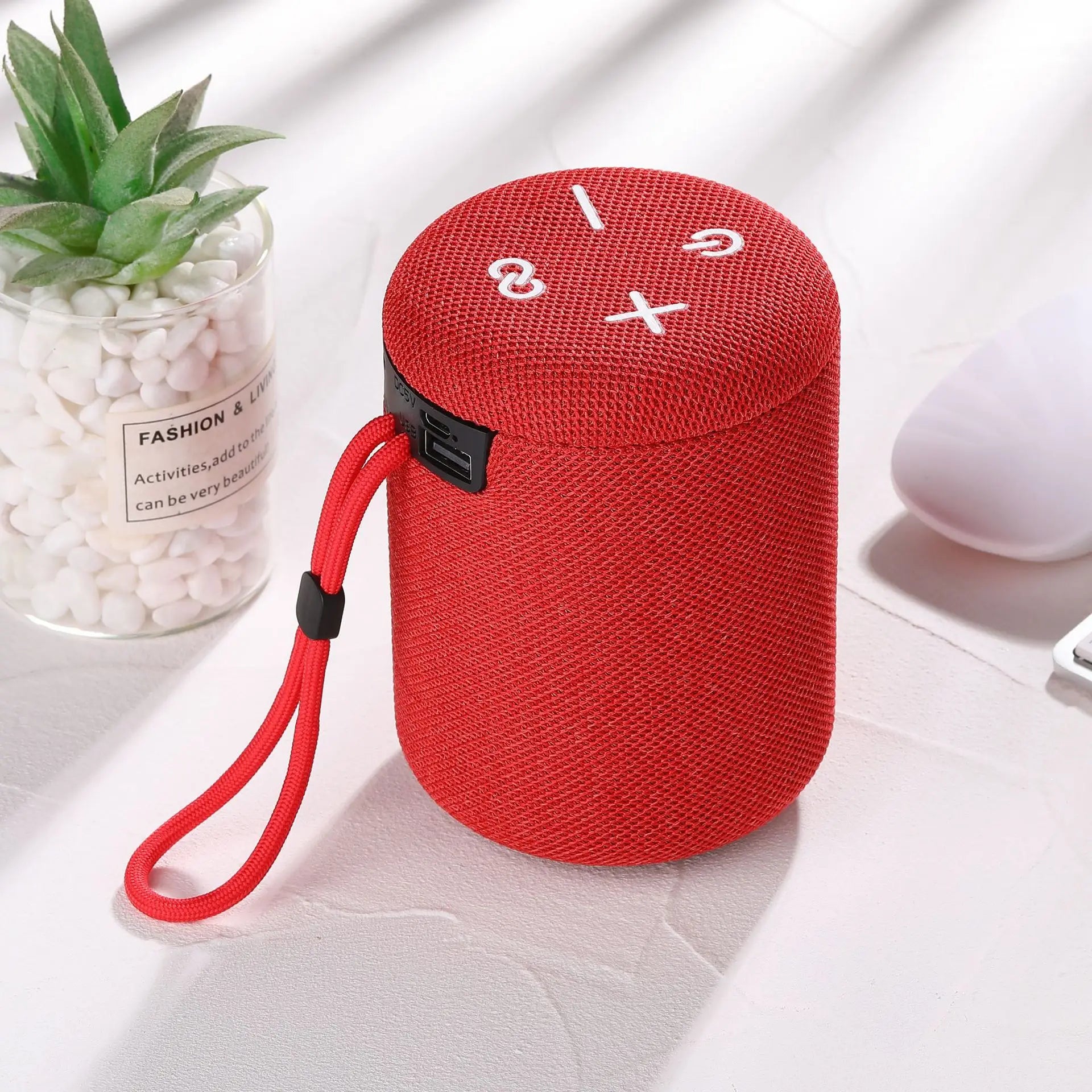Z10 Flip6 Portable Bluetooth Speakers Wireless 10W Bass Outdoor Music Player Speaker Gift Boombox for Friend Home With Fm Red My Store