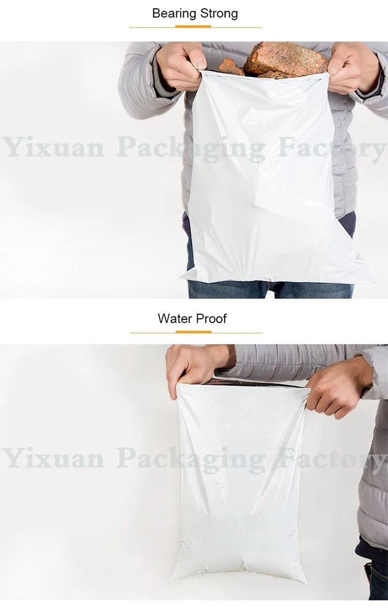 Pink Compostable Bag Mailer 100 pcs 19x24 Clear Poly Mailer Package Custom Polymailer Mailing Bag Shipping Mailers Plastic Color