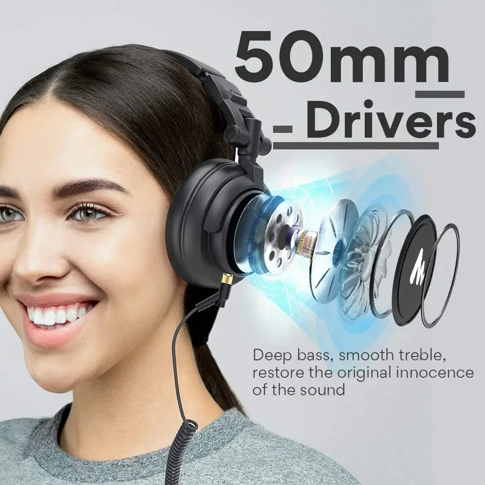 Tidesmit 50mm Driver Studio Monitor Headphones (MH601/MH501) Tidesmit