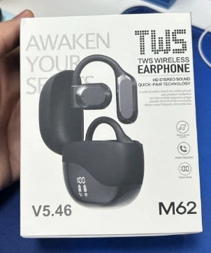 Linx Environment Noise Cancelling Earphones Digital Display Tws Earbuds Factory OEM ODM Black Tidesmit