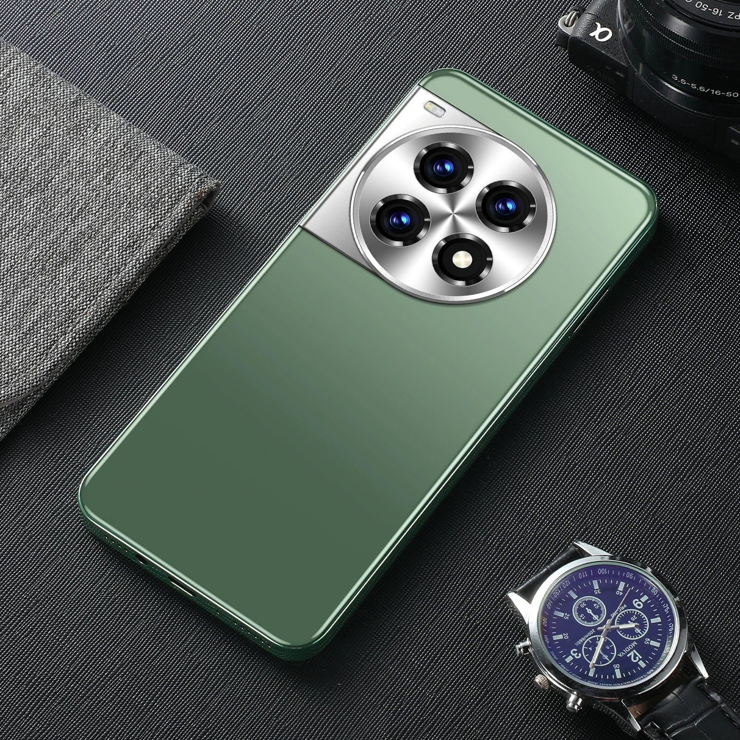 2025 Newest OnePlus 12R 5G Global, 12GB+256GB 7.3 Inch ColorOS 15 Deca Core Smart Phone - Tidesmit