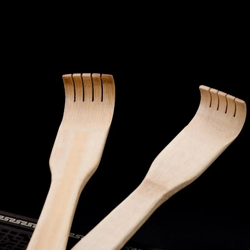 Bamboo Back Scratcher – Ergonomic Massage Stick for Muscle Relief Back Massage Instrument Tidesmit