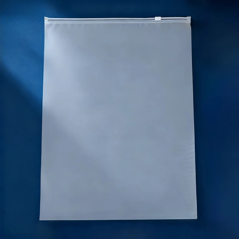 Custom 0.16mm Matte Zip Lock Bag for Clothing for Socks and Underwear Barrier Plastic Bag