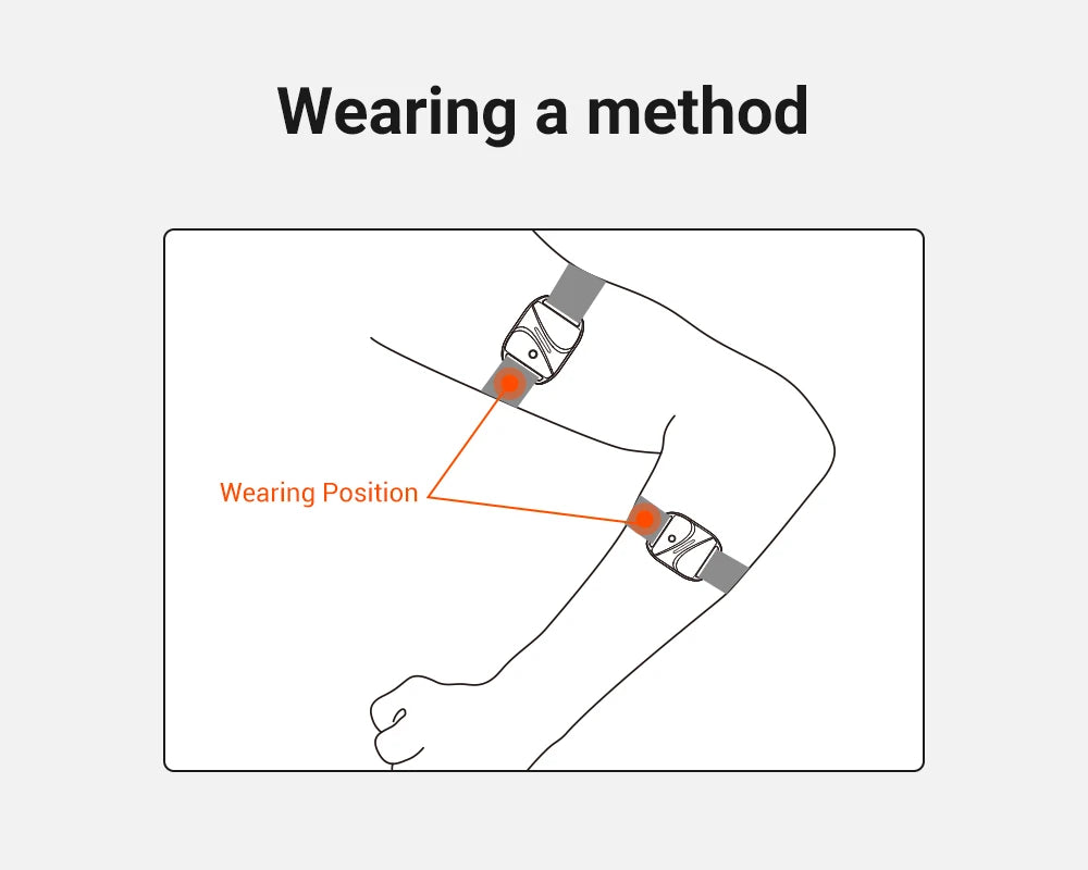 Heart Rate Monitor Armband HW807 | Bluetooth ANT+ Fitness Tracker Tidesmit