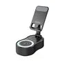 Power bank charger-Dropshipping 360 Swivel Lifting Mobile Phone Holder Power Bank Bluetooth Speaker Mini Portable Ambient Light Gifts 16*8.5*4cm Black Tidesmit