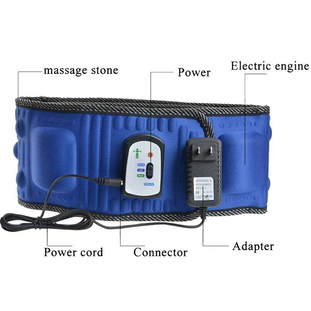 Vibration Abdominal Massage Belt for Waist Slimming - Tidesmit EU Plug Relaxation Treatment Tidesmit