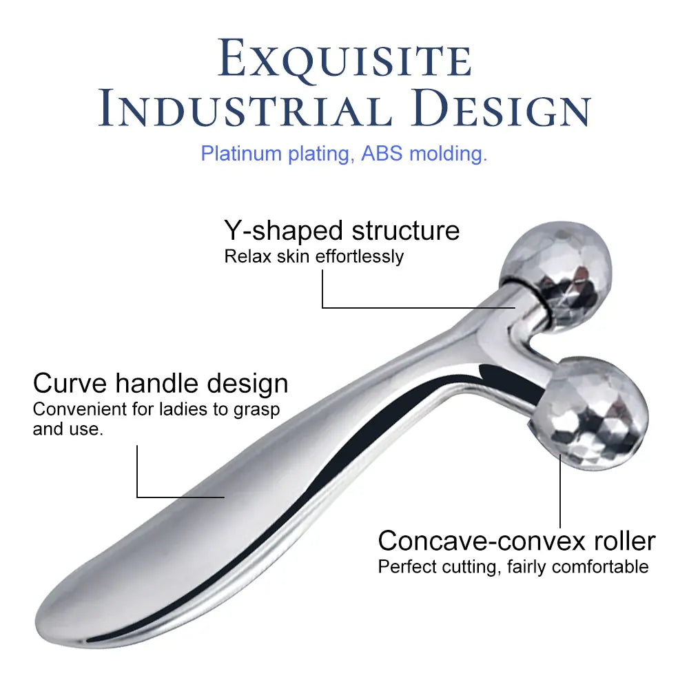 3D Face Roller Massager | Ergonomic Skin Lifting Wellness Tool Relaxation Treatment Tidesmit