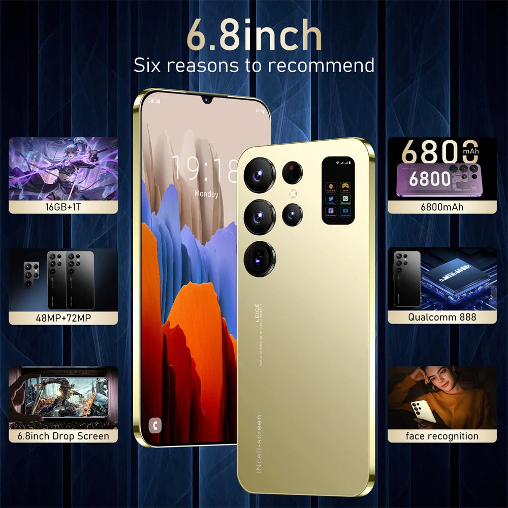 Best Brand New Global for  S24 Ultra S24+ S24 5G Smartphone Android Mobile Phone Nuevo Smart Phone - Tidesmit
