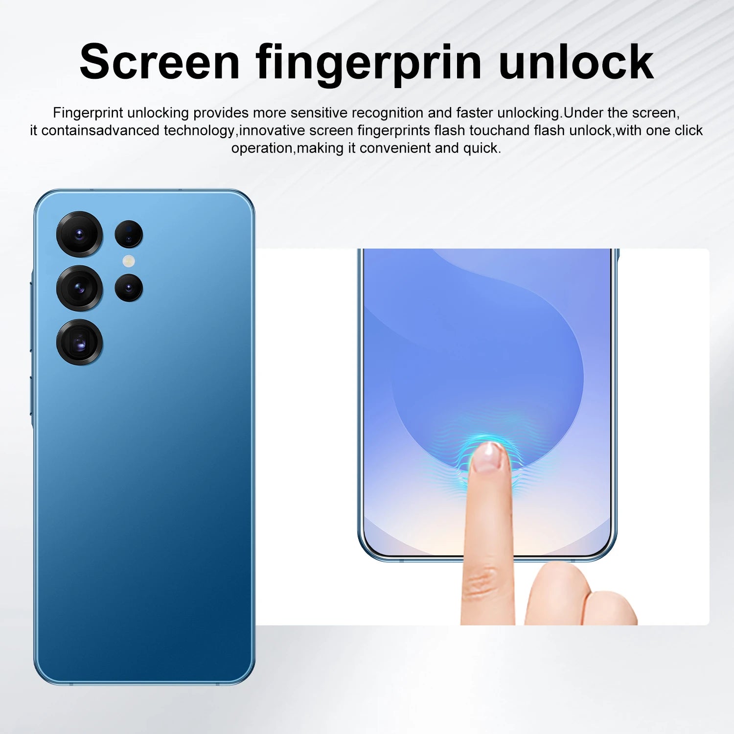 Smart Phone 2025 Cellphone S25 Ultra 7inch Unlocked Dual Card 5G Phones Android 14.0 Mobile Phones - Tidesmit