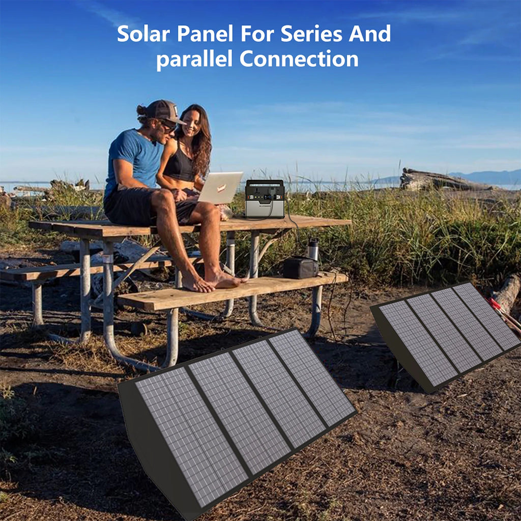 ALLPOWERS 18V Foldable Solar Panel 60W / 100W / 140W / 200W Mobile Solar Charger for Power Supply Laptop Solar Generator Fishing