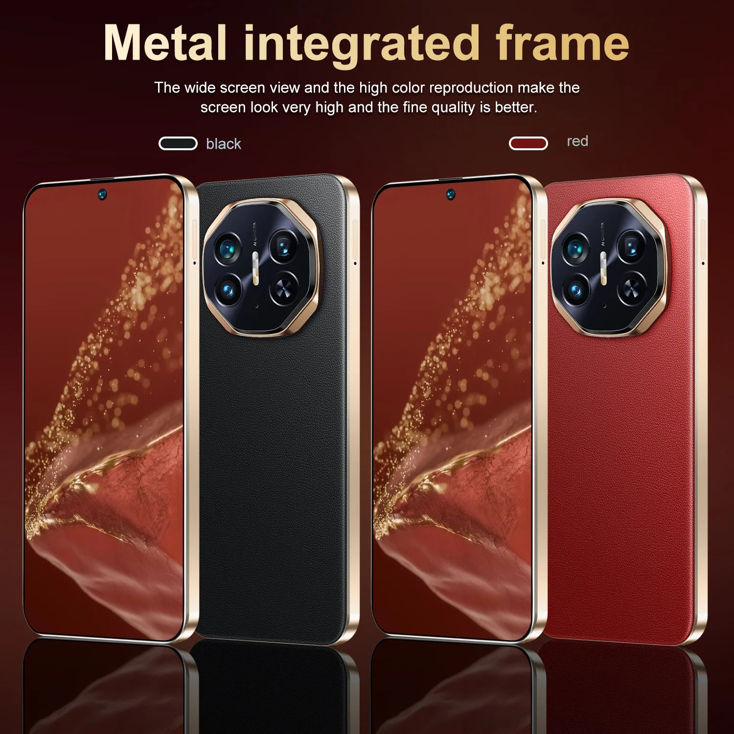 High performance 5G smartphone featuring a 7.3 inch 2K display 16GB RAM and 1TB storage with dual SIM support