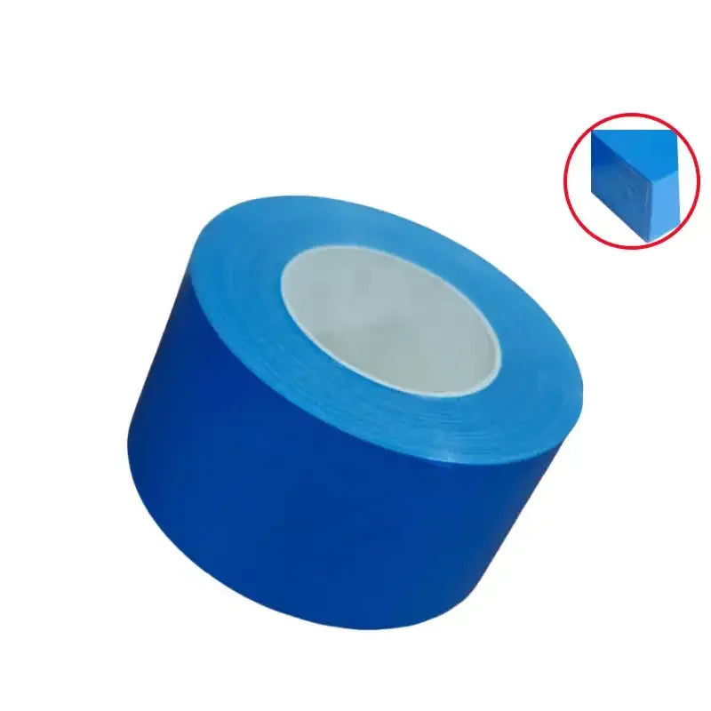 Blue waterproof tape roll, wide strap for battery insulation