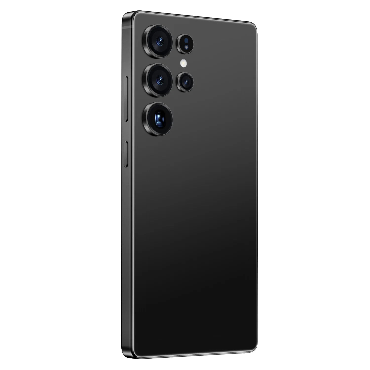 Tidesmit S25 Ultra 5G side angle view showing 6.9 inch edge display and sleek design of the Android smartphone