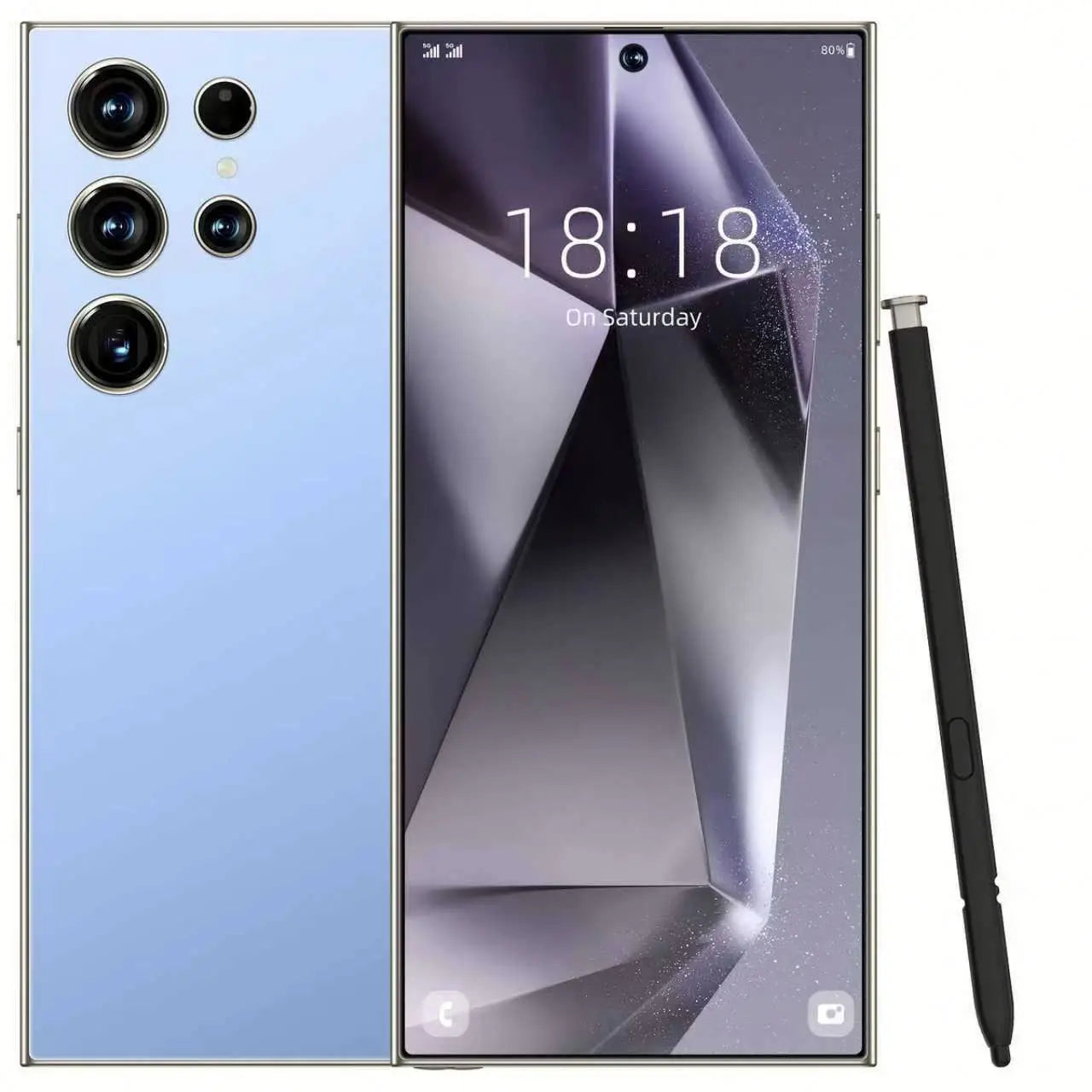 Samsung S25 Ultra unlocked smartphone featuring 16GB RAM 1TB storage and 7999mAh battery, gallery view 4.