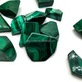 Wholesale Natural Crystal Green Malachite Free Form Gemstones Crystal Craft Polished Malachite Gravel Tumble for Decoration