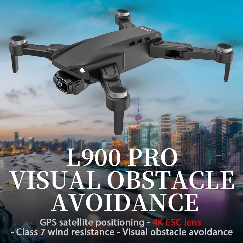 Drone L900 Pro 5G GPS Distance 1.2km with HD Camera and Gps Brushless Motor Quadcopter Professional UFO RC Drones Tidesmit