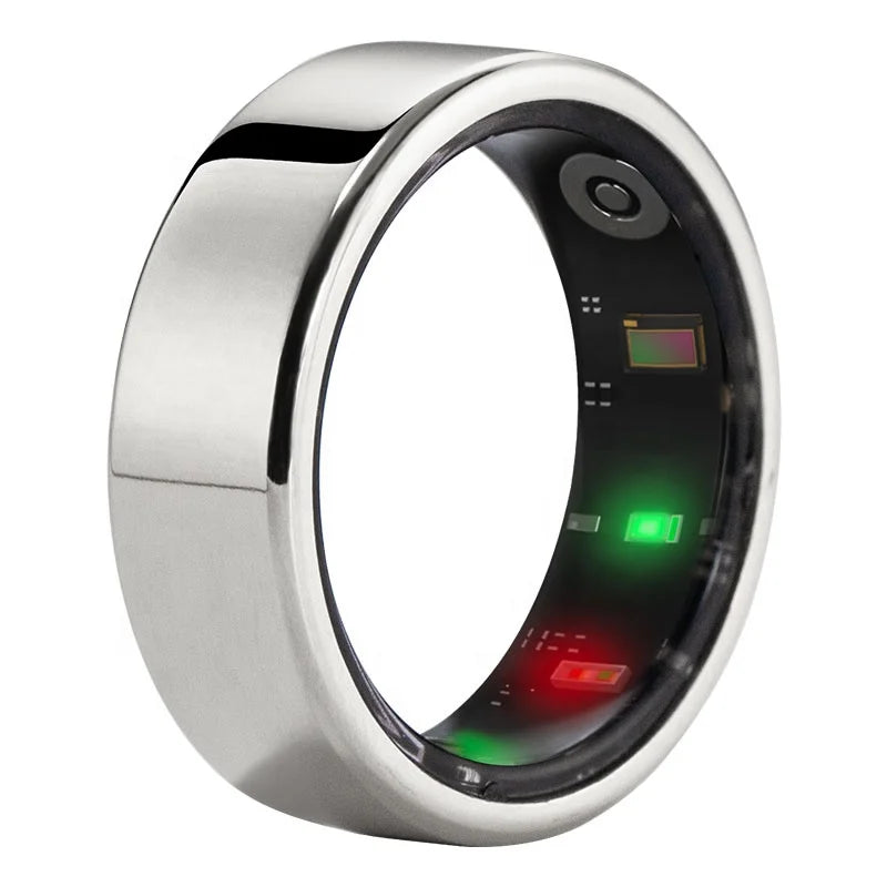 Heart Rate Monitor Smart Ring with Sleep and Fitness Tracking IOS and Android APP Control Tidesmit