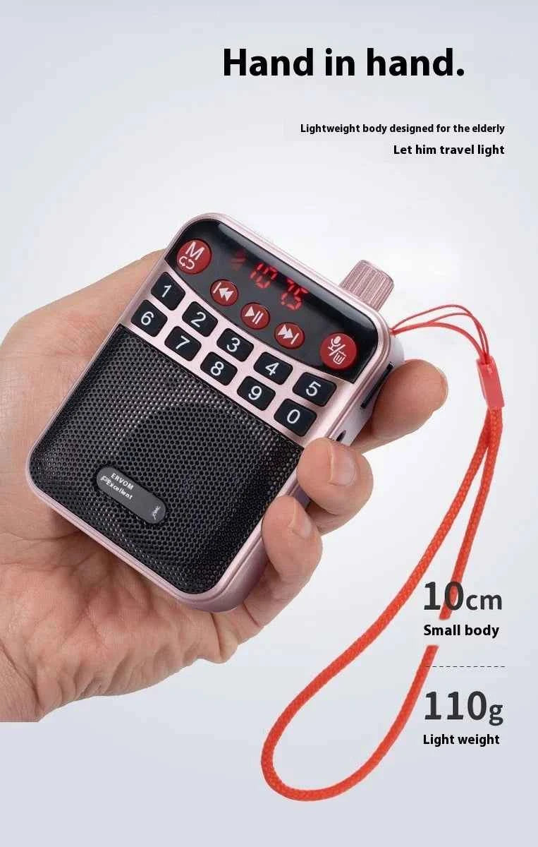 M-39 Portable for Bluetooth Card Speaker with Flashlight Function Wholesale Radio for Seniors Singing Opera Storytelling My Store