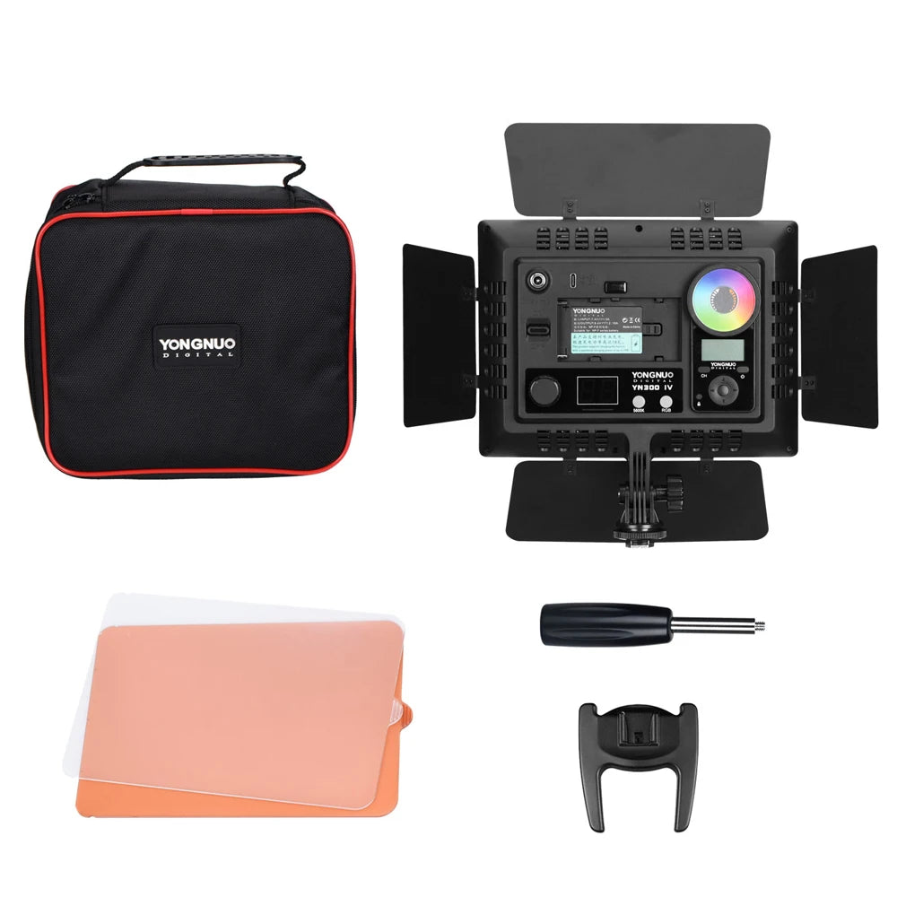 RGB LED Video Light Panel | Adjustable 3200-5600K DSLR Lighting Tidesmit