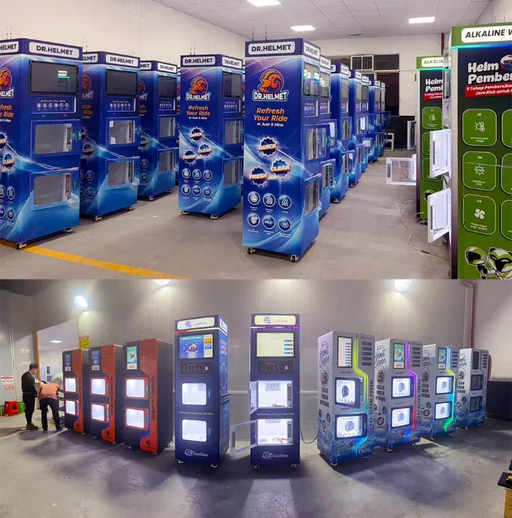 Commercial Automatic Shoe Washer and Vending Machine with UVC Disinfection
