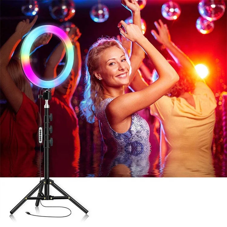 16 /6 /10 /12Inch Led 26 Color Rgb Ring Light for Mobile Camera Tidesmit