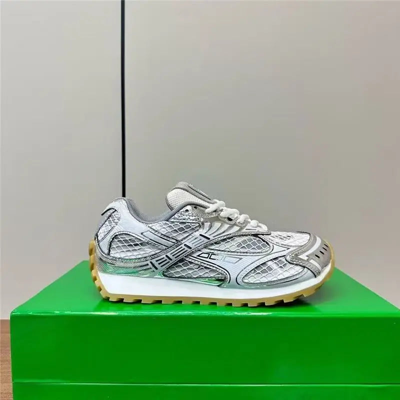 Luxury Designer Brand Men's Sneakers Original box High-Quality Fashionable Comfortable Solid Color Genuine Leather