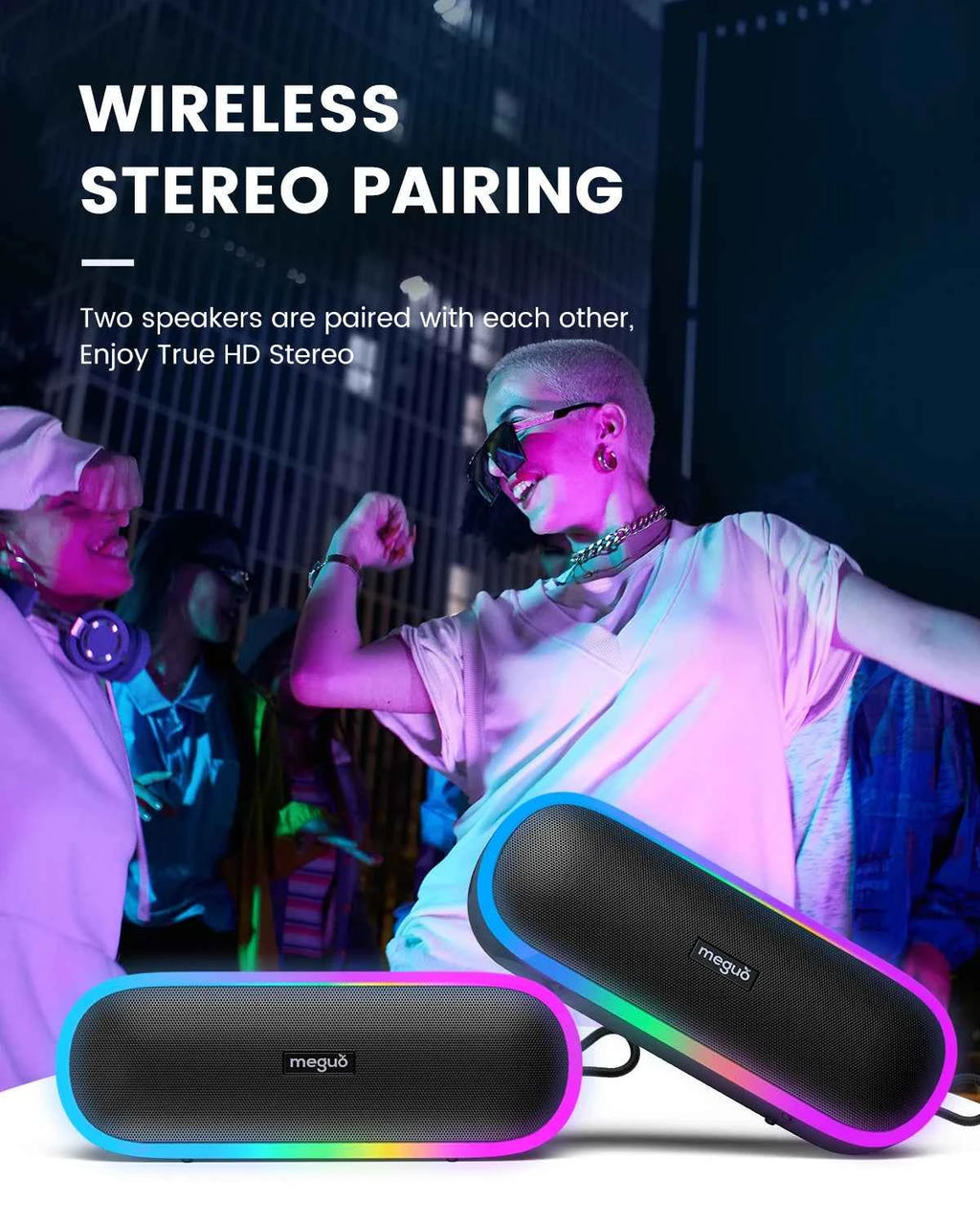 A15 PRO 20W Wireless for Bluetooth Speaker Portable IPX7 Waterproof RGB Lights 24 Hours Playtime TWS for Outdoor and Computer Us My Store
